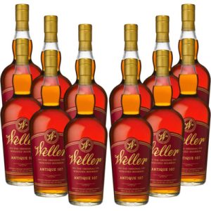 W.L. Weller Antique 107 Wheated Bourbon Whiskey 12 Pack